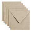 Envelop Papicolor 140x140mm kraft grijs pak à 6 stuks foto