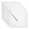 Envelop Papicolor 140x140mm metallic parelwit pak à 6 stuks foto
