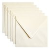 Envelop Papicolor 140x140mm metallic ivoor pak à 6 stuks foto