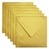 Envelop Papicolor 140x140mm metallic goud pak à 6 stuks foto