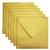 Envelop Papicolor 140x140mm metallic goud pak à 6 stuks