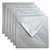 Envelop Papicolor 140x140mm metallic zilver pak à 6 stuks