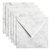 Envelop Papicolor 140x140mm marble grijs pak à 6 stuks