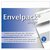 Dubbele kaart Papyrus Envelpack Design vierkant 140x140mm wit 894446 set van 5