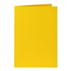 Carte de correspondance Papicolor double 105x148mm jaune bouton d'or 6 pièces Photo