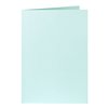 Carte de correspondance Papicolor double 105x148mm vert bleuté 6 pièces Photo