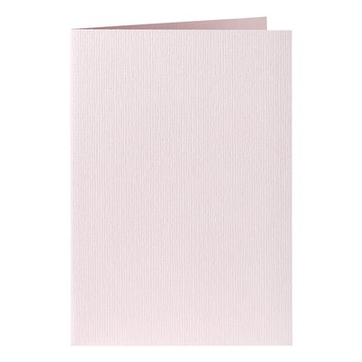 Carte de correspondance Papicolor double 105x148mm rose clair 6 pièces