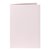 Carte de correspondance Papicolor double 105x148mm rose clair 6 pièces