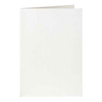 Carte de correspondance Papicolor double 105x148mm blanc neige 6 pièces
