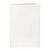 Carte de correspondance Papicolor double 105x148mm blanc neige 6 pièces
