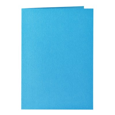 Carte de correspondance Papicolor double 105x148mm bleu ciel 6 pièces