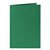 Carte de correspondance Papicolor double 105x148mm vert sapin 6 pièces