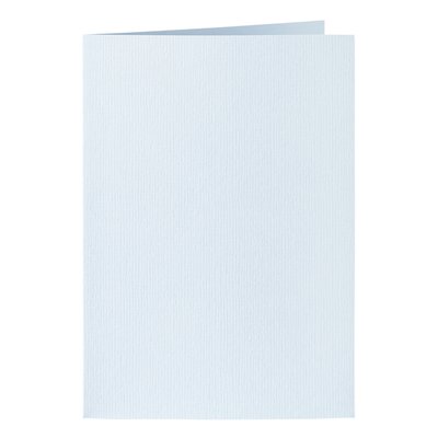 Correspondentiekaart Papicolor dubbel 105x148mm babyblauw pak à 6 stuks