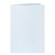 Correspondentiekaart Papicolor dubbel 105x148mm babyblauw pak à 6 stuks