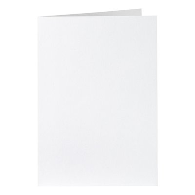 Carte de correspondance Papicolor double 105x148mm kraft blanc 6 pièces