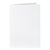 Carte de correspondance Papicolor double 105x148mm kraft blanc 6 pièces