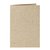 Carte de correspondance Papicolor double 105x148mm kraft gris 6 pièces