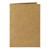 Carte de correspondance Papicolor double 105x148mm brun 6 pièces Photo