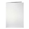Carte de correspondance Papicolor double 105x148mm blanc perle métallisé 6 pièces Photo