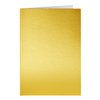 Carte de correspondance Papicolor double 105x148mm or métallissé 6 pièces Photo