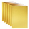 Carte de correspondance Papicolor double 105x148mm or métallissé 6 pièces Photo