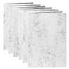 Correspondentiekaart Papicolor dubbel 105x148mm marmer grijs pak à 6 stuks foto