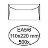 Enveloppe Hermes EA5/6 110x220mm gommée blanc 500 pièces Photo