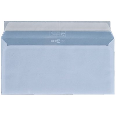 Envelop Hermes bank EA5/6 110x220mm zelfklevend wit doos à 500 stuks