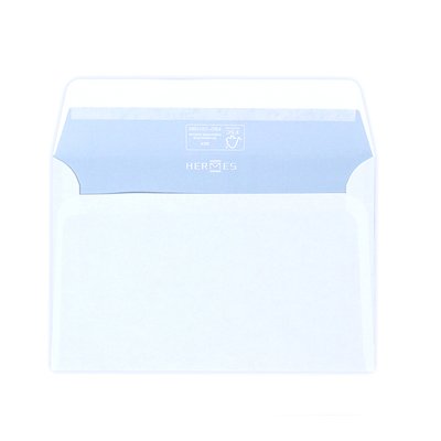 Enveloppe Hermes Hermes C6 114x162mm AC blanc 500pcs