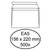 Envelop Hermes bank EA5 156x220mm zelfklevend wit doos à 500 stuks