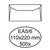 Envelop Quantore bank EA5/6 110x220mm wit 500 stuks