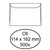 Envelop Quantore bank C6 114x162mm wit 500 stuks