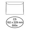 Envelop Quantore bank C5 162x229mm wit 500 stuks foto