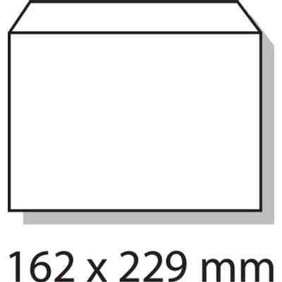 Envelop Quantore bank C5 162x229mm wit 500 stuks