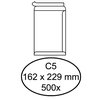 Envelop Quantore akte C5 162x229mm zelfklevend wit 500 stuks foto