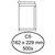 Envelop Quantore akte C5 162x229mm zelfklevend wit 500 stuks