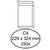 Envelop Quantore akte C4 229x324mm zelfklevend wit 250 stuks
