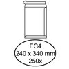 Envelop Quantore akte EC4 240x340mm zelfklevend wit 250 stuks foto