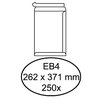 Envelop Quantore akte EB4 262x371mm zelfklevend wit 250 stuks photo