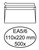 Envelop Quantore bank EA5/6 110x220mm zelfklevend wit 500 stuks