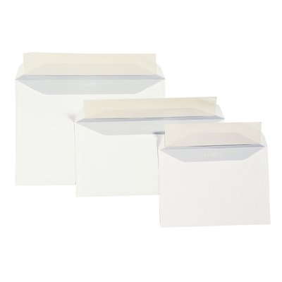 Envelop Quantore bank EA5/6 110x220mm zelfklevend wit 500 stuks