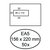 Envelop Hermes EA5 156x220mm venster 4x11links zelfklevend 50 stuks