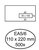 Envelop Quantore 110x220mm venster 3x10cm rechts 500 stuks