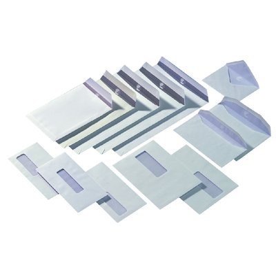 Envelop Quantore 110x220mm venster 3x10cm rechts 500 stuks