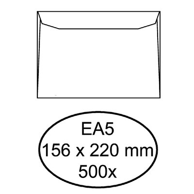 Envelop Quantore bank EA5 156x220mm wit 500 stuks