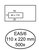 Envelop Quantore 110x220mm venster 4x11cm links zelfklevend 500 stuks