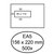 Envelop Quantore 156x220mm venster 4x11cm links zelfklevend 500 stuks