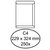 Envelop Hermes akte C4 229x324mm gegomd wit doos à 250 stuks