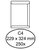 Envelop Hermes akte C4 229x324mm gegomd wit doos à 250 stuks