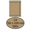 Envelop Quantore akte C5 162x229mm bruinkraft 90g/m² 500 stuks foto